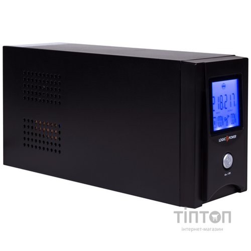 ИБП LogicPower UL850VA, Lin.int., AVR, 2 x евро, USB, LCD, металл