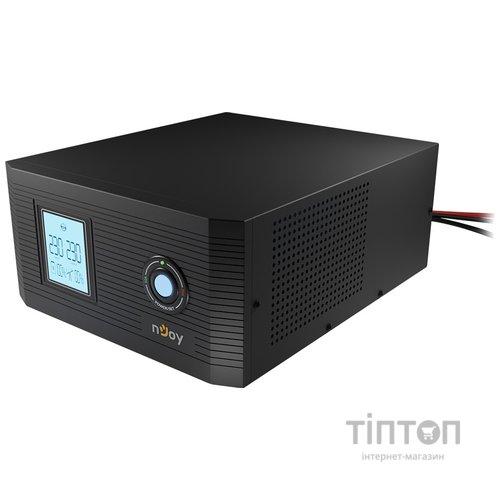 ИБП NJOY Aira 600 (UPCSTLP860TAICP01B), Lin.int., 2 x Schuko, LCD, пластик