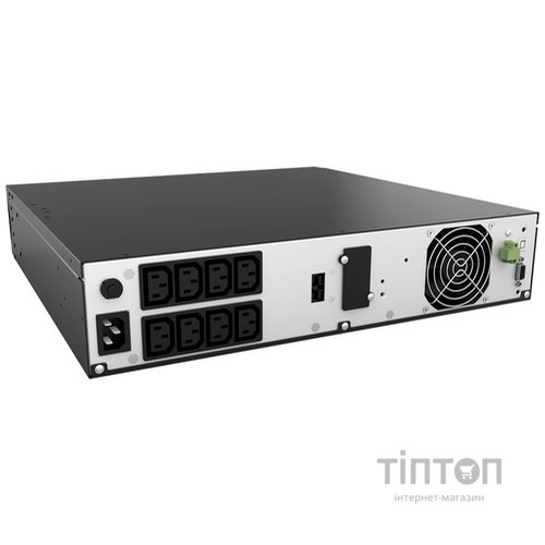 ИБП NJOY Aster 2K (UPCMCOP920HASCG01B), Online, 8 x IEC, USB, LCD, металл