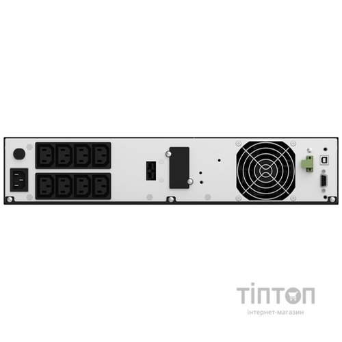 ИБП NJOY Aster 2K (UPCMCOP920HASCG01B), Online, 8 x IEC, USB, LCD, металл