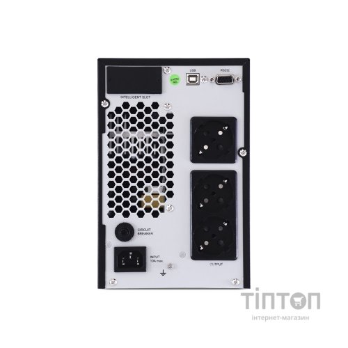 ИБП NJOY Aten Pro 1000 (PWUP-OL100AP-AZ01B), Online, 3 x Schuko, USB, LCD, металл