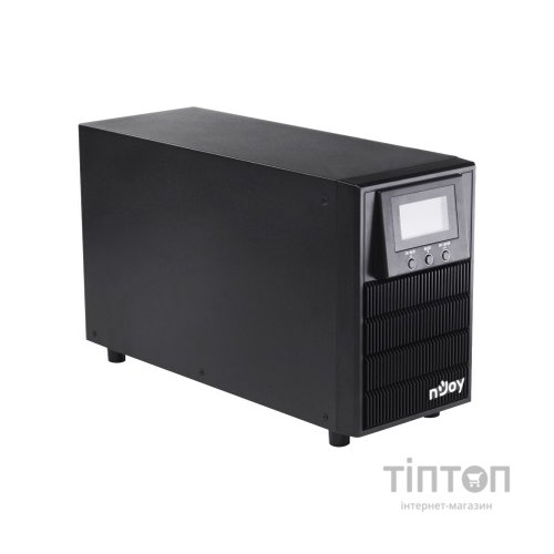 ИБП NJOY Aten Pro 2000 (PWUP-OL200AP-AZ01B), Online, 3 x Schuko, USB, LCD, металл