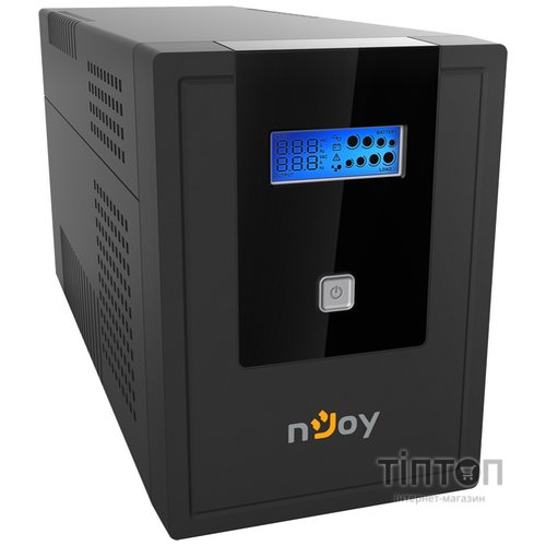 ИБП NJOY Cadu 2000 (UPCMTLS620HCAAZ01B), Lin.int., AVR, 4 x Schuko, USB, LCD, пластик