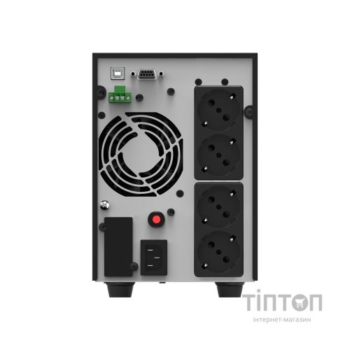 ИБП NJOY Echo Pro 2000 (UPOL-OL200EP-CG01B), Online, 4 x Schuko, USB, LCD, металл