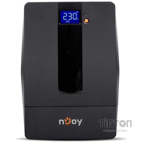 ИБП NJOY Horus Plus 1500, Lin.int., AVR, 4 x евро, USB, LCD, пластик