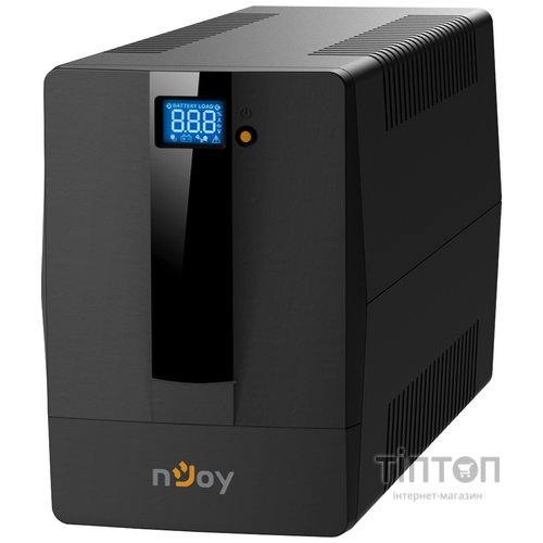 ИБП NJOY Horus Plus 1500, Lin.int., AVR, 4 x евро, USB, LCD, пластик