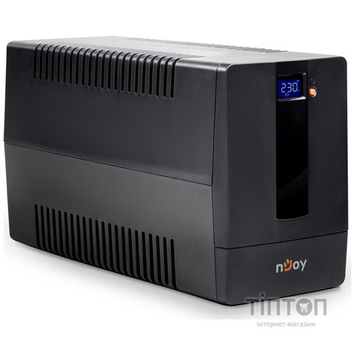 ИБП NJOY Horus Plus 1500, Lin.int., AVR, 4 x евро, USB, LCD, пластик