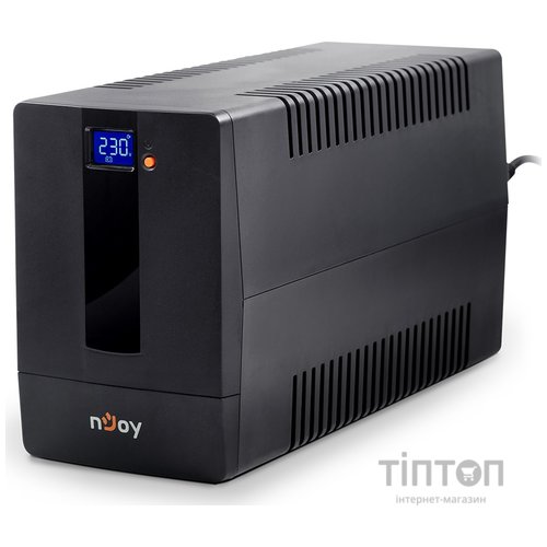 ИБП NJOY Horus Plus 1500, Lin.int., AVR, 4 x евро, USB, LCD, пластик