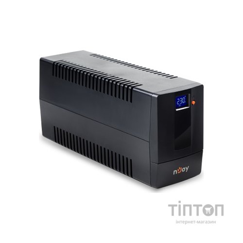 ИБП NJOY Horus Plus 600, Lin.int., AVR, 2 x евро, USB, LCD, пластик