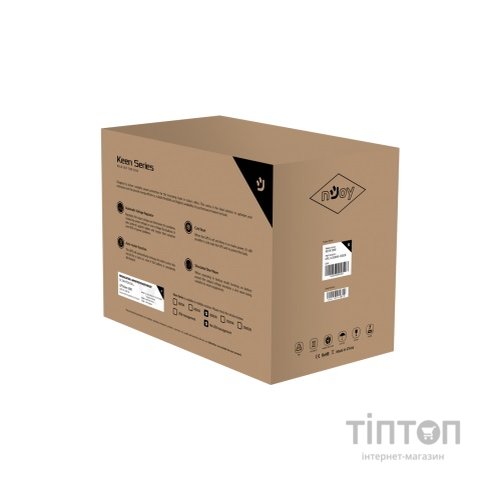 ИБП NJOY Keen 1500, Lin.int., AVR, 4 x евро, USB, пластик