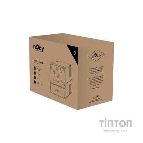 ИБП NJOY Keen 2000, Lin.int., AVR, 4 x евро, пластик