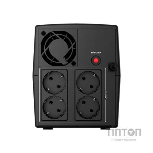 ИБП NJOY Keen 2000, Lin.int., AVR, 4 x евро, USB, пластик