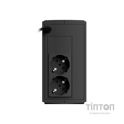 ИБП NJOY Keen 600, Lin.int., AVR, 2 x евро, пластик