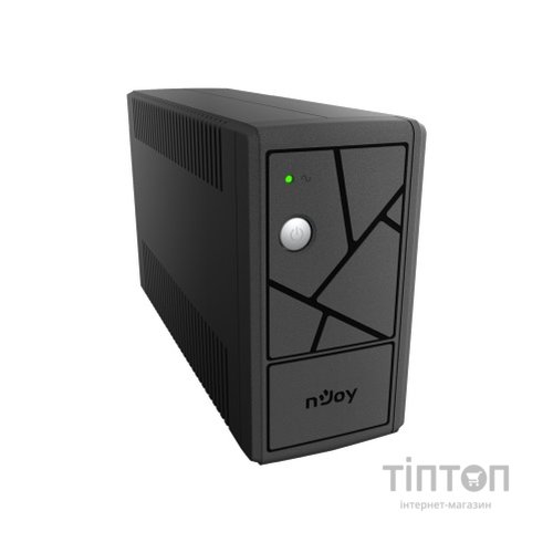 ИБП NJOY Keen 800, Lin.int., AVR, 2 x евро, USB, пластик