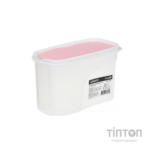 Ємність для сипучих продуктів Ardesto Fresh 1.2 л Pink (AR1212PP)