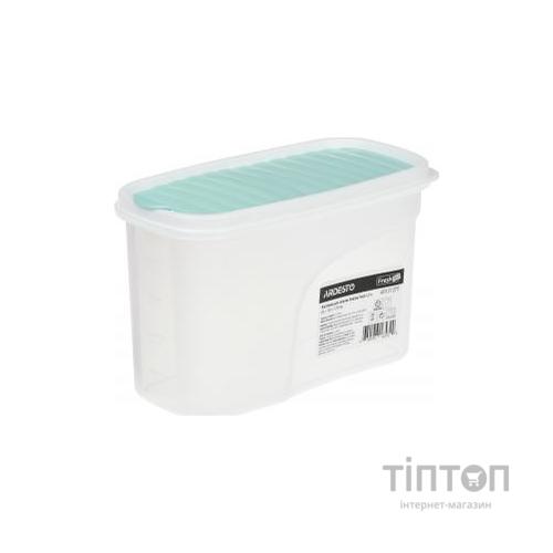 Ємність для сипучих продуктів Ardesto Fresh 1.2 л Turquoise (AR1212TP)
