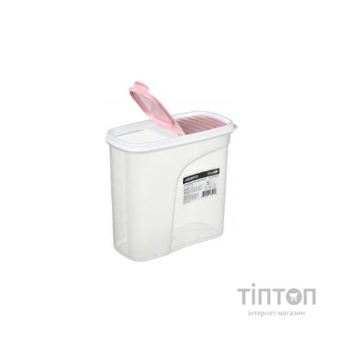 Ємність для сипучих продуктів Ardesto Fresh 1.8 л Pink (AR1218PP)