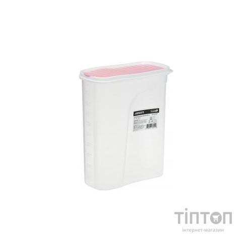 Ємність для сипучих продуктів Ardesto Fresh 2.5 л Pink (AR1225PP)