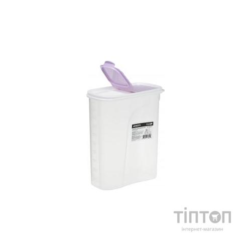 Ємність для сипучих продуктів Ardesto Fresh 2.5 л Purple (AR1225LP)