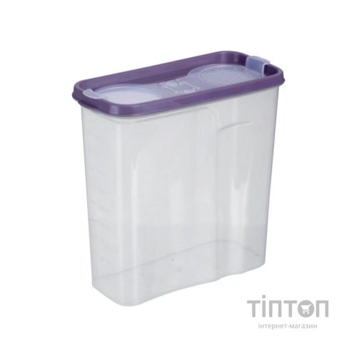 Ємність для сипучих продуктів Violet House Transparent 2.5 л (0551 Transparent д/сипучих 2.5 л)