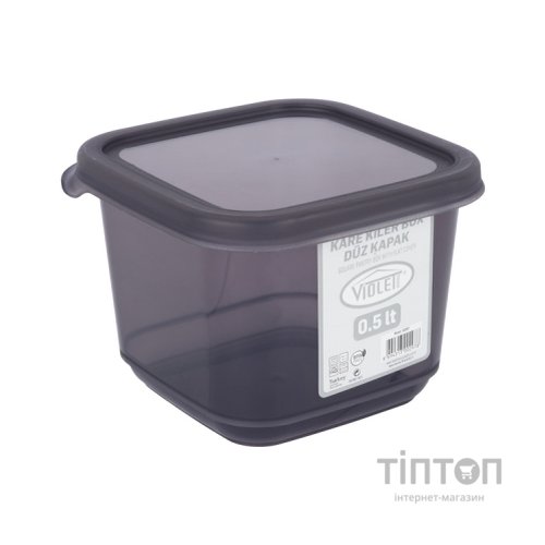 Ємність для сипучих продуктів Violet House Transparent Black 0.5 л (0297 Transparent Black)
