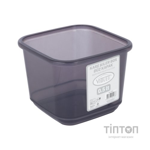 Ємність для сипучих продуктів Violet House Transparent Black 0.5 л (0297 Transparent Black)