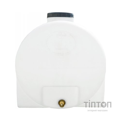 Ємність для води Пласт Бак горизонтальна харчова 100 л біла (1672)