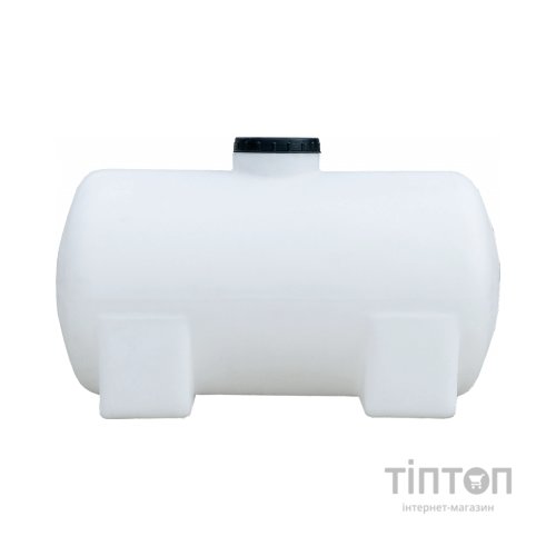 Ємність для води Пласт Бак горизонтальна харчова 100 л біла (1672)