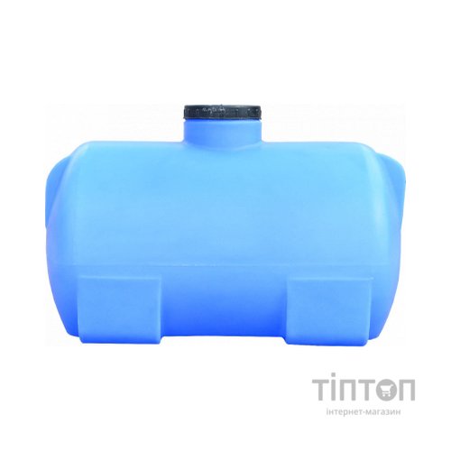 Ємність для води Пласт Бак горизонтальна харчова 100 л синя (12460)