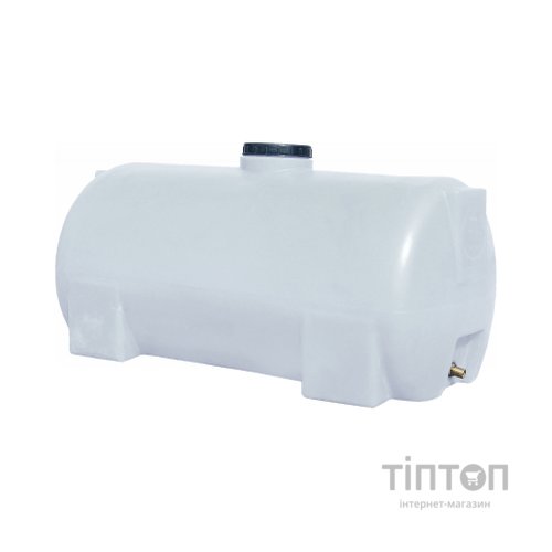 Ємність для води Пласт Бак горизонтальна харчова 150 л біла (2105)
