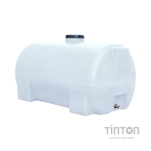 Ємність для води Пласт Бак горизонтальна харчова 200 л біла (2106)