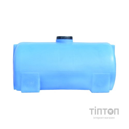 Ємність для води Пласт Бак горизонтальна харчова 300 л синя (12464)
