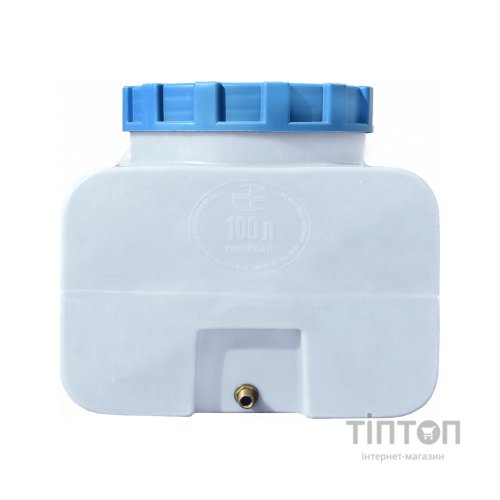 Ємність для води Пласт Бак квадратна харчова 100 л прямокутна біла (164)