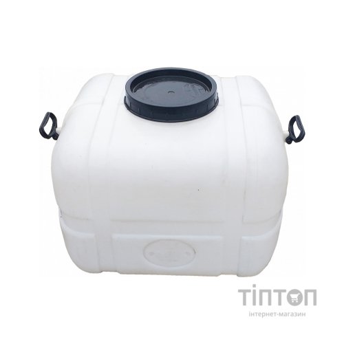 Ємність для води Пласт Бак квадратна харчова 100 л прямокутна біла видувна (6279)