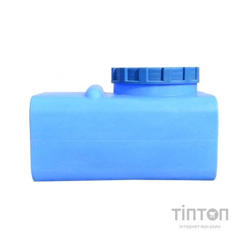 Ємність для води Пласт Бак квадратна харчова 100 л прямокутна синя (12453)