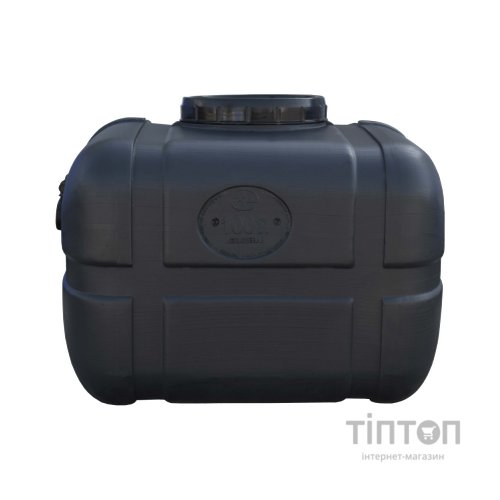 Ємність для води Пласт Бак квадратна не харчова 100 л прямокутна чорна видувна (5704)