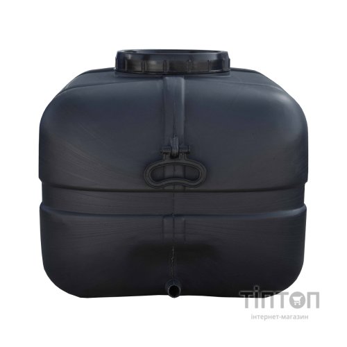 Ємність для води Пласт Бак квадратна не харчова 100 л прямокутна чорна видувна (5704)