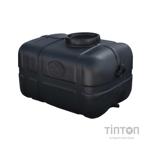 Ємність для води Пласт Бак квадратна не харчова 130 л прямокутна чорна видувна (5705)