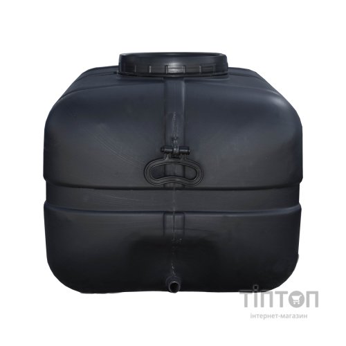 Ємність для води Пласт Бак квадратна не харчова 130 л прямокутна чорна видувна (5705)