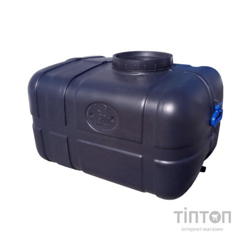 Ємність для води Пласт Бак квадратна не харчова 130 л прямокутна чорна видувна (5705)