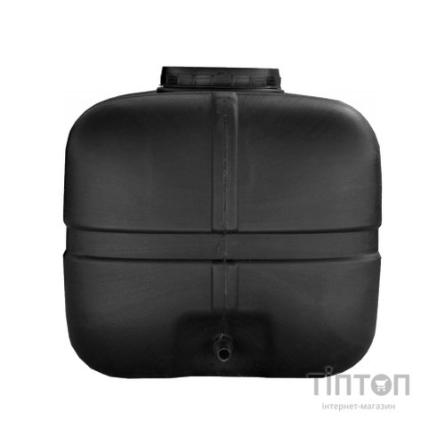 Ємність для води Пласт Бак квадратна не харчова 150 л прямокутна чорна видувна (5706)