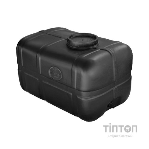 Ємність для води Пласт Бак квадратна не харчова 200 л прямокутна чорна видувна (5707)