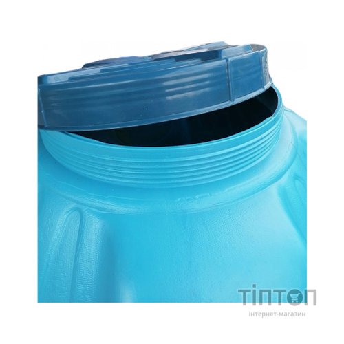 Ємність для води Пласт Бак вертикальна харчова 1000 л вузька синя видувна (5938)