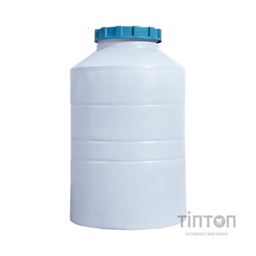 Ємність для води Пласт Бак вертикальна харчова 300 л біла (815)