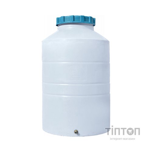 Ємність для води Пласт Бак вертикальна харчова 300 л біла (815)