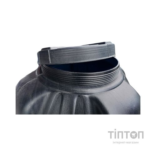 Ємність для води Пласт Бак вертикальна не харчова 300 л чорна видувна (6500)