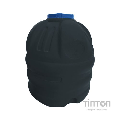 Ємність для води Пласт Бак вертикальна не харчова 750 л чорна видувна (6441)