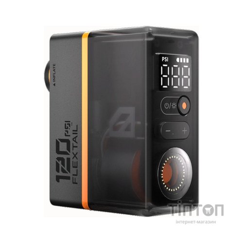 Задня велофара Flextail та міні насос 2 в 1 Tiny Tire Pump ACS, чорний (6975755966342)