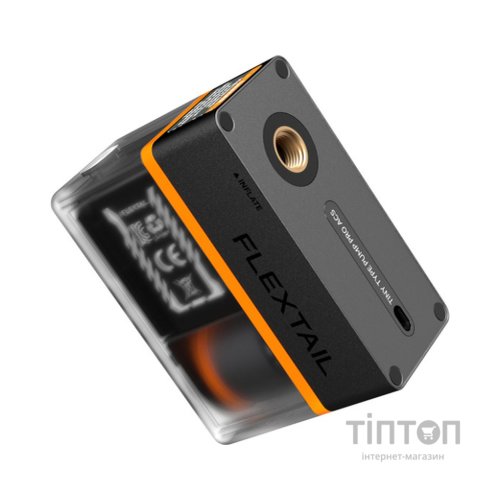 Задня велофара Flextail та міні насос 2 в 1 Tiny Tire Pump ACS, чорний (6975755966342)