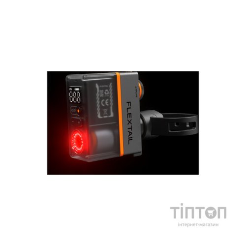 Задня велофара Flextail та міні насос 2 в 1 Tiny Tire Pump ACS, чорний (6975755966342)
